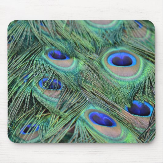 カウアイピーコックフェザー マウスパッド (正面)