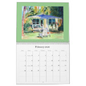 カウアイプランテーションリビングコテージカレンダー カレンダー (2月 2026)