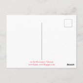 カウアイベビーウミガメat theビーチハワイカード ポストカード (裏面)