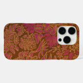 カウアイモーニングハワイアンプロテアフェイクウッドフローラ Case-Mate iPhoneケース (裏面 (横))