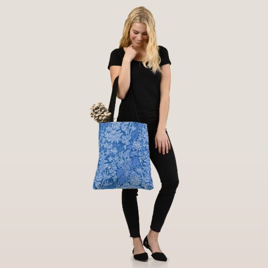 カウアイモーニングハワイアンプロテアフローラビーチバッグ トートバッグ (モデル)