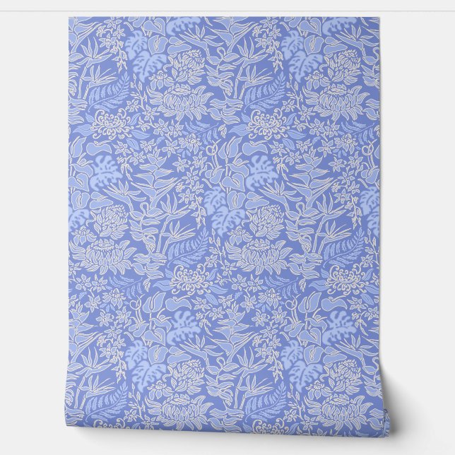 カウアイモーニングハワイアンプロテアフローラペリ 壁紙 (ほどく)