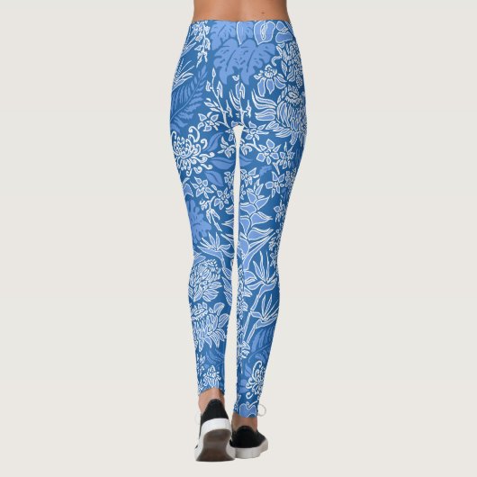 カウアイモーニングハワイアンプロテアフローラ レギンス (裏面)