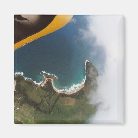 カウアイ上空の動力による絞首刑 マグネット (正面)