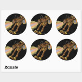 カウアイ口のカラーファイナル ラウンドシール (シート)