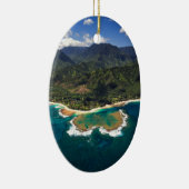 カウアイ島のハワイ諸島のトンネル礁 セラミックオーナメント (右)