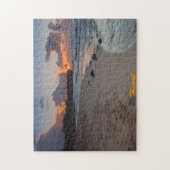 カウアイ島の日の出のパズルの難破のビーチ ジグソーパズル (縦)