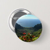 カウアイ島のNa Paliの海岸 缶バッジ (正面&裏面)