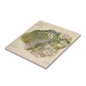 カウアイ島、ハワイ タイル (側面)