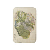 カウアイ島、ハワイ バスマット (正面縦)