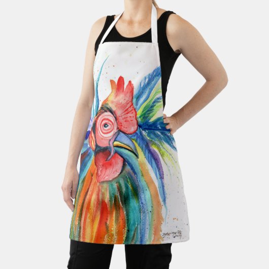 カウアイ熱狂するロースターキッチン エプロン (インサイチュ)