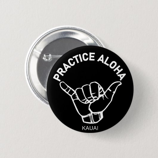 カウアイ – アロハつる釈迦の修行 缶バッジ (正面&裏面)