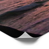 カウアイ・サンセットのキャンバス印刷 ポスター (角)