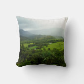 カウアイ、ハワイの風景のシーン クッション (正面)