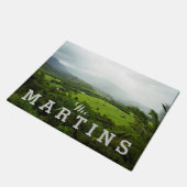 カウアイ、ハワイの風景のシーン ドアマット (アングル)