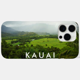 カウアイ、ハワイランドスケープ文字付きシーン iPhone 16 PRO MAXケース