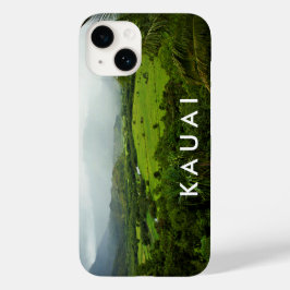 カウアイ、ハワイランドスケープ文字付きシーン iPhone 16 PRO MAXケース