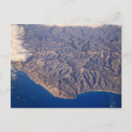 カウアイ、ハワイ、エアリアルビュー ポストカード