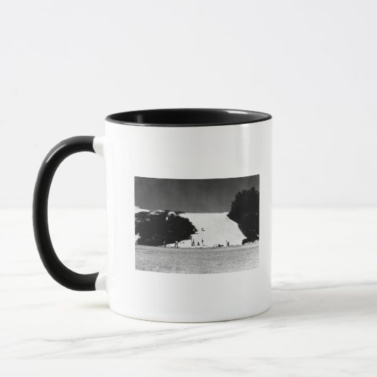 カウアイ、ハワイ – バーキングサンズの眺め マグカップ (左)