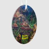 カウアイ、ハワイ – ポイプ&ワイメア オーナメント (正面)