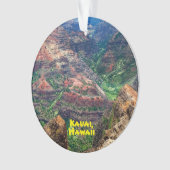 カウアイ、ハワイ – ポイプ&ワイメア オーナメント (正面)