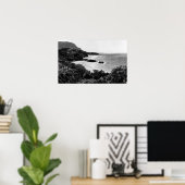 カウアイ，ハワイ – ルマハイベイのビュー&ビーチ ポスター (ホームオフィス)