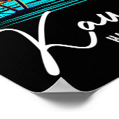 カウアイ ハワイ 2025 夏のバケーション お揃いの家族 ポスター (角)