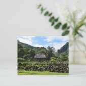 カウアイ・リマウリ・ガーデンの太郎ガーデン ポストカード (スタンド正面)