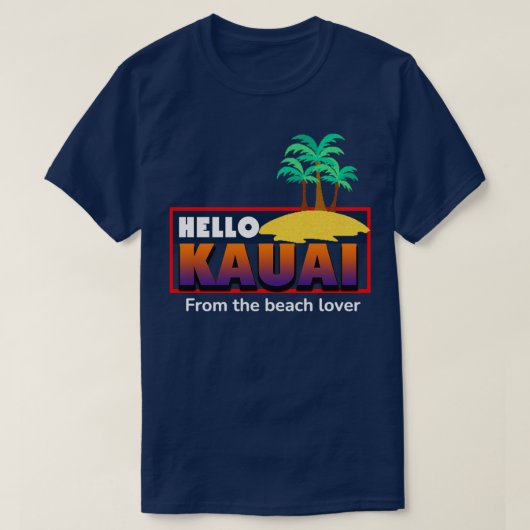 カウアイ Tシャツ (デザイン正面)