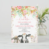 カウアニマルオインクコモーカドルドゥー誕生日 招待状 (スタンド正面)