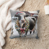 カウウィズホリデイリース クッション (ブランケット)