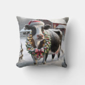 カウウィズホリデイリース クッション (正面)