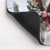 カウウィズホリデイリース マウスパッド (コーナー)