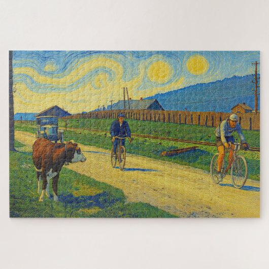 カウウォッチングジュールブユスツアードフランス1926 ジグソーパズル (横)