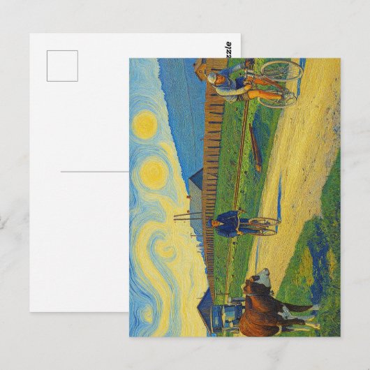 カウウォッチングジュールブユスツアードフランス1926 ポストカード (正面/裏面)