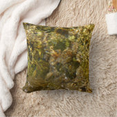 カウェー川のウォーター抽象芸術自然 クッション (ブランケット)