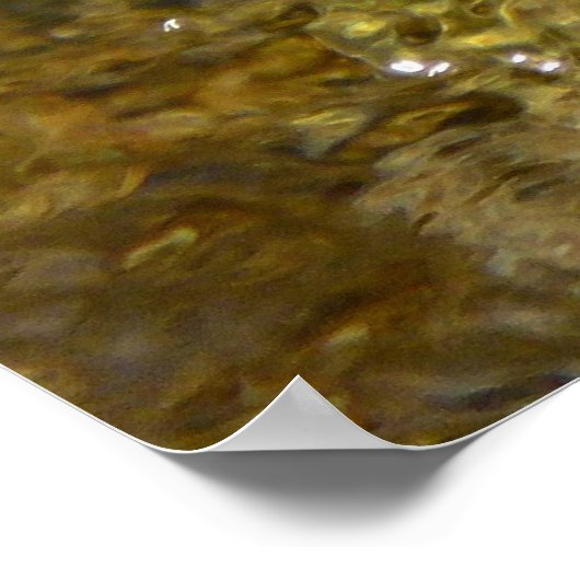 カウェー川の水 ポスター (角)