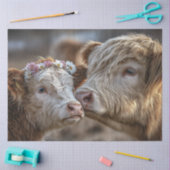 カウカフカーノーズを鼻に切り離し愛を示す 薄葉紙 (クラフト)