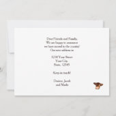 カウカントリーファームバ素朴ン移おもしろい動カード 案内状 (裏面)