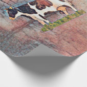 カウカントリ素朴ーウエスタンファームデコパージュ ラッピングペーパー (角)