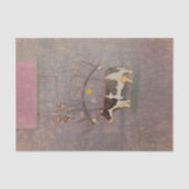 カウカントリ素朴ーウエスタンファームピンクデコパージュ 薄葉紙 (正面)