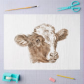 カウカーフエフエメラデクページヴィンテージファーム 薄葉紙 (クラフト)