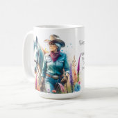 カウガールおばあちゃん コーヒーマグカップ (正面左)