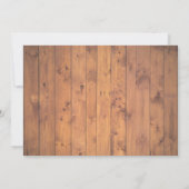 カウガールとカウボーイのレセプション招待状 招待状 (裏面)