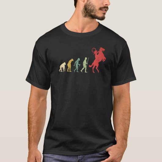 カウガールと馬 Tシャツ (正面)
