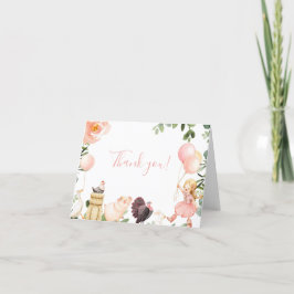 カウガールの感謝カード サンキューカード