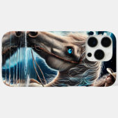カウガールの月夜のひとときと優しい沈思 Case-Mate iPhoneケース (裏面 (横))