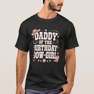 カウガールの誕生日お父さん 西部 カントリー ロデオ 馬 Tシャツ