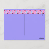 カウガールの誕生日お礼メッセージ ポストカード (裏面)