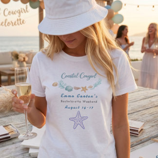 カウガールコーストバチェラーウィークリーパーティー Tシャツ